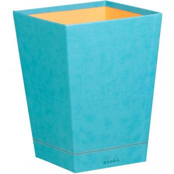 Rhodia 318827C - Papelera - Rhodiarama - HomeOffice - Azul Turquesa
