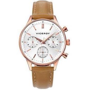 Viceroy Reloj Multiesfera para Mujer de Cuarzo con Correa en Cuero 40838-05