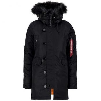 Alpha Industries Women's N3B VF 59 Black Regular Fit Parka