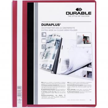 Carpeta Presentación Duraplus A4+ Rojo PVC 25 Piezas