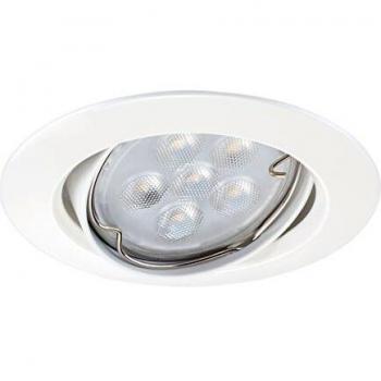 Foco LED Zadora RS049B Blanco 5W 365lm 40° Luz Cálida - Recorte 75mm - Incluye GU10 LED