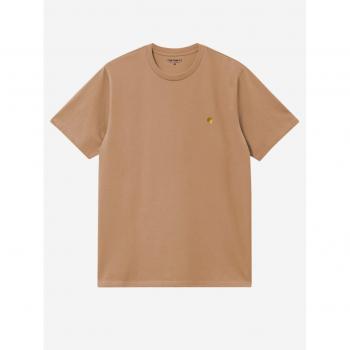 Carhartt WIP Men's Relaxed Fit Chase T-Shirt - Tan - Size: M