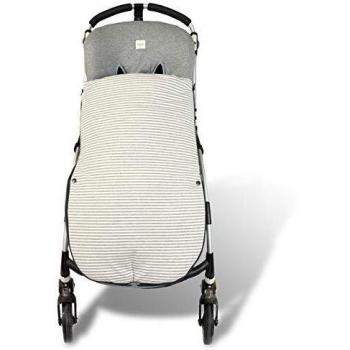 Fundas BCN ® - S23/0393 - Saco Universal Algodón para Sillas de Paseo - Entretiempo - Kodak Stripes