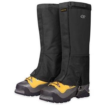 Men's Black Expedition Crocodile Gaiters - Medium