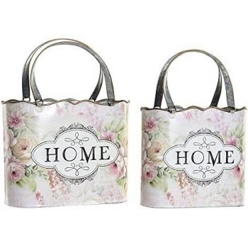Macetero DKD Home Decor Rosa Metal