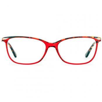 Etnia Barcelona Tayrona RDHV 54 Lentes Recetadas Para Mujer Rojos, Armazones para Mujer Rojas, Gafas Recetadas para Mujer Rojas