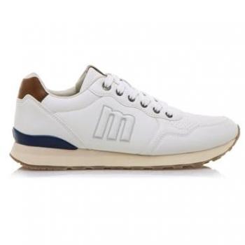 Zapatillas Deportivas Mustang Porland Clásicas para Hombre - Color Blanco - Talla 45