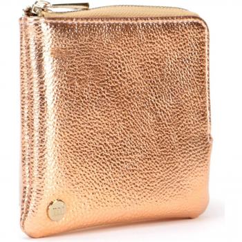 Monedero color dorado metálico marca Mi-Pac (12 cm)