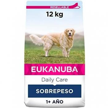 EUKANUBA Daily Care Alimento seco para perros con sobrepeso y esterilizados, bajo en grasa, 12 kg