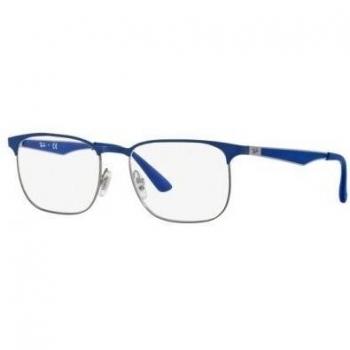 Ray-Ban - RX 6363, Geométrico, metal, hombre, BLUE RUTHENIUM