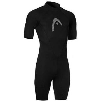 Traje de neopreno corto Head Swim Multix VS 2.5 mm, manga corta, negro y verde, talla XXL