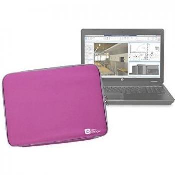 DURAGADGET Funda Protectora Rosa Para HP Zbook 17 G2 - Hecha En Neopreno De Alta Calidad - ¡Resistente Al Agua!