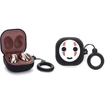 YIGEYI Funda de Silicona Compatible con Samsung Galaxy Buds Live Case Cover Divertida de Dibujos Animados en 3D[Serie de Dibujos Animados ]