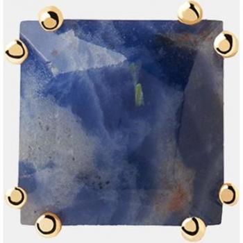 Pendiente individual piercing Gemstones de plata con sodalita
