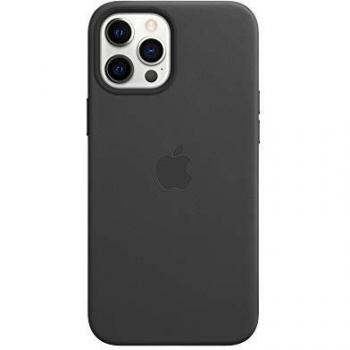 Funda de Piel Oficial Apple con MagSafe para iPhone 12 Pro Max - Negro