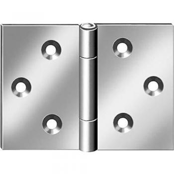 Bisagra Ancha VORMANN 40x60 mm con Pasador MS, Acero Zincado