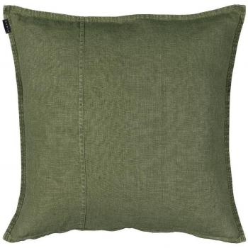 West - Cojín 60x60cm verde/con barra y cierre de cremallera/con llenado de pluma