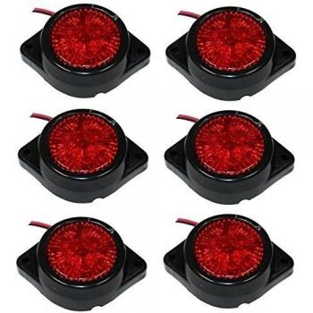 Aerzetix - Juego de 6 luces de gálibo, luz de posición, 24 V, 5 LED