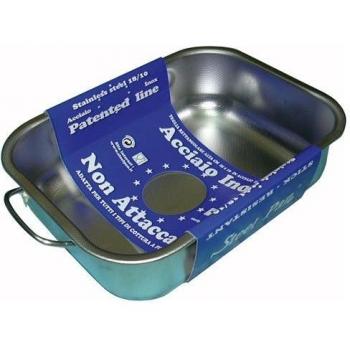 Bandeja de horno alta de acero inoxidable 25x19 cm sin PFAS - Steel Pan