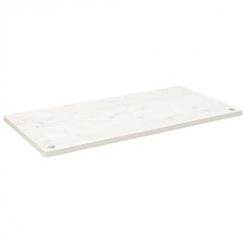Tablero de escritorio madera maciza pino blanco 100x50x2,5 cm