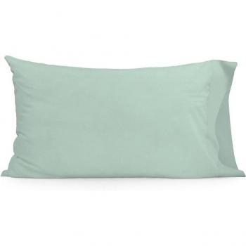 Happyfriday- Pack de 2 Fundas de Almohada en Color Menta, 100% Algodón, 150 TC - Fabricado en España