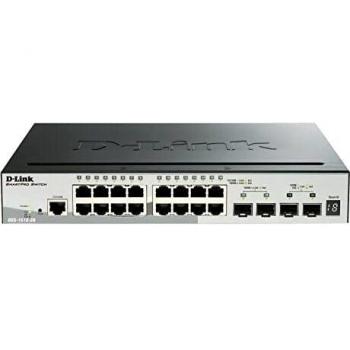 D-Link DGS-1510-20/E - Switch 16 Puertos Gigabit L2+ (funcionalidades L3), 2 Puertos SFP 1000 Mbps y