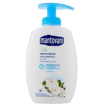 Mantovani 300ml Neutral Liquid Soap with Gardenia Fragrance, Hypoallergenic Formula
