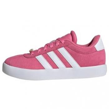 Zapatillas adidas VL Court 3.0 rosa blanco puro infantil - 36(2/3)