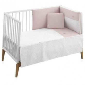 Colcha y Protector Cuna Cambrass Plumeti 60x120cm