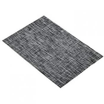 Mantel Individual KitchenCraft 30 x 45 cm PVC/Poliéster Gris/Antracita