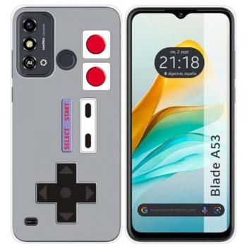 Funda de Silicona para ZTE Blade A53 con Diseño de Consola y Dibujos