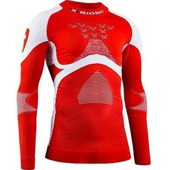 X-Bionic Camiseta Ml C/Alto Energy Accumulator 4.0 Patriot Rojo