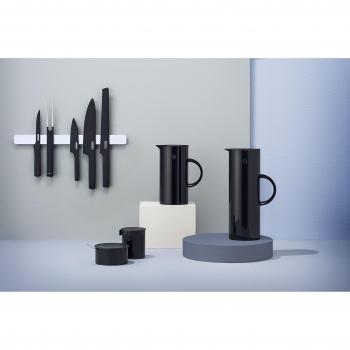 Stelton Pure Black - Cuchillo santoku, color negro