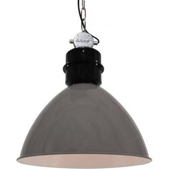 Lámpara colgante industrial Frisk en gris de Steinhauer