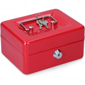 Caja de caudales roja 152x118x80mm - MICEL