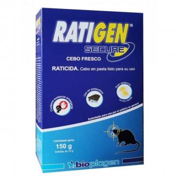 Ratigen Secure Cebo Fresco 150 Gr con Brodifacoun y Aroma a Vainilla