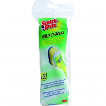 Scotch-Brite 483CH - Cabezales para cepillo de lavar los platos, 2 unidades