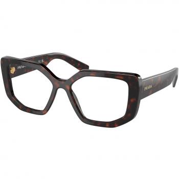 Prada PR A04VF Asian Fit 16N1O1 Women’s Eyeglasses Tortoiseshell Size 55 (Frame Only) - Blue Light Block Available