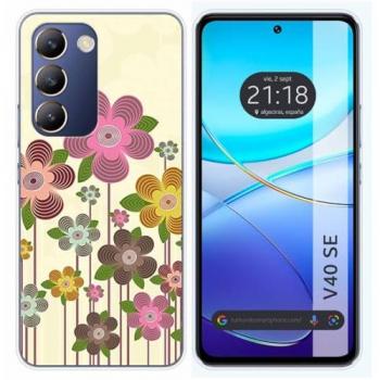 Funda de Silicona Primavera En Flor para Vivo V40 SE 5G
