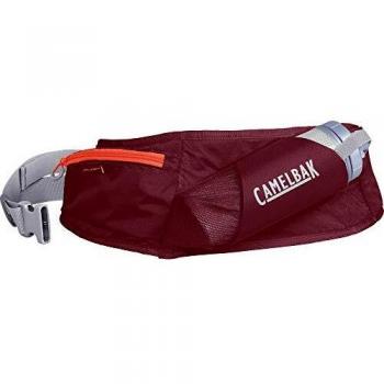 CamelBak - Cinturón de hidratación unisex para adultos, Unisex adulto, Cinturón de hidratación., 1846601000, Burgundy / Hot Coral., 17oz