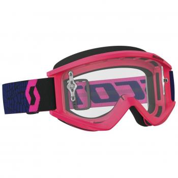 Scott Goggle Recoil XI Blue/Fluo Rosa, clear work