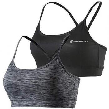 ENERGETICS Sujetador Deportivo Gigi para Mujer, Mujer, Sujetador Deportivo, 273440, Negro, 40