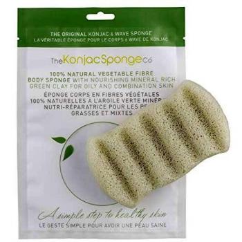 The konjac Sponge - Esponja para cuerpo enriquecida con arcilla verde