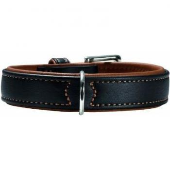 Hunter - Collar de cuero de alce canadiense para perros