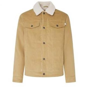 Pepe Jeans Thris Men's Casual Corduroy Jacket with Sherpa Details