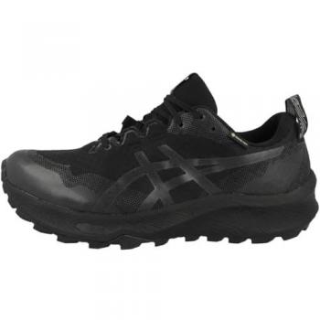 ASICS Gel-Trabuco 12 GTX Zapatilla Trail Running para Hombres - Color Negro/Gris Grafito, Talla 46 EU, con tecnología GORE-TEX