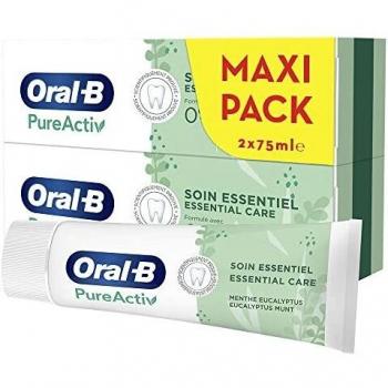 Pasta Dentífrica Oral-B Purectiv Cuidado Esencial 2x75ml
