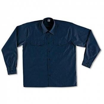 Marca 388-CZML5152 - Camisa manga larga algodon talla 51-52 azul marino