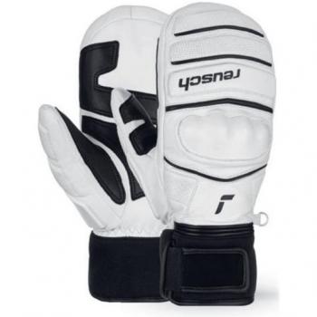 Manoplas de esquí Reusch World Champ Mitten - Manoplas para esquí, diseño ergonómico, aislamiento térmico, impermeables, palma antideslizante, ajuste en muñeca, forro suave y cómodo