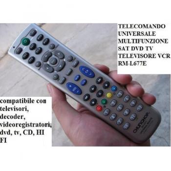 Mando a Distancia Universal 6 en 1 para Televisor DVB-T Digital Terrestre y Satélite L677e